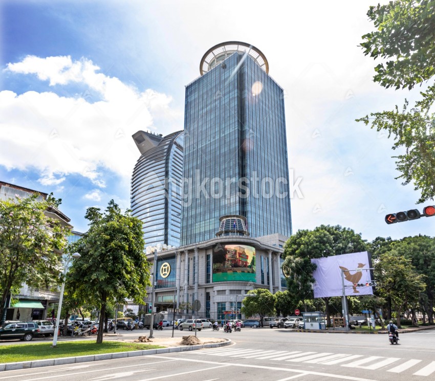 Day shoot skyscraper in Phnom Penh