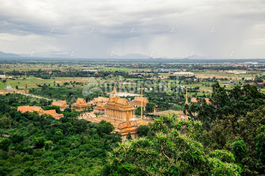 Khmer Pagoda front overview