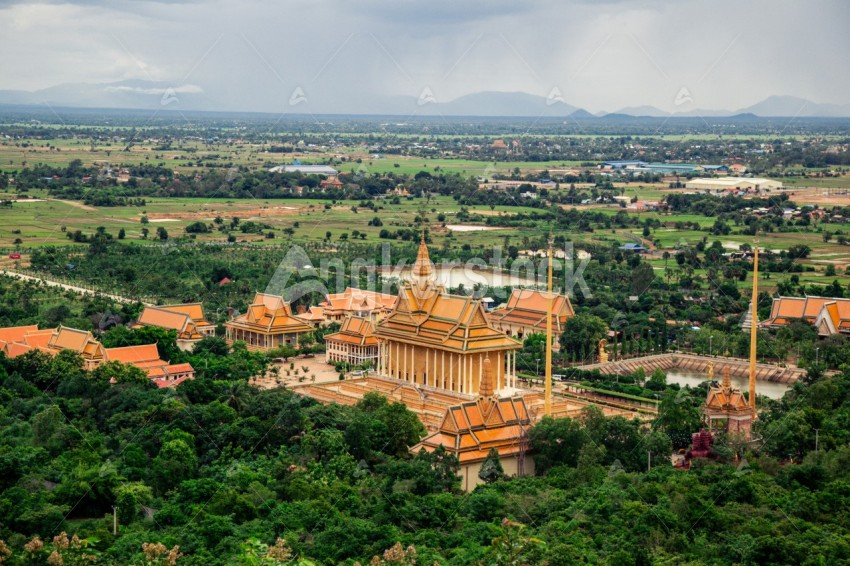 Odong Mountain Pagoda top view