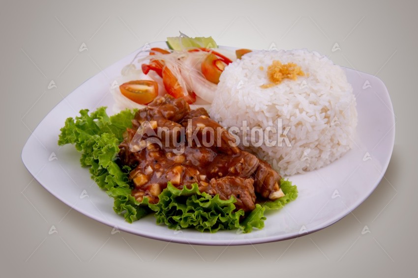 beef Lok Lak Cambodia style