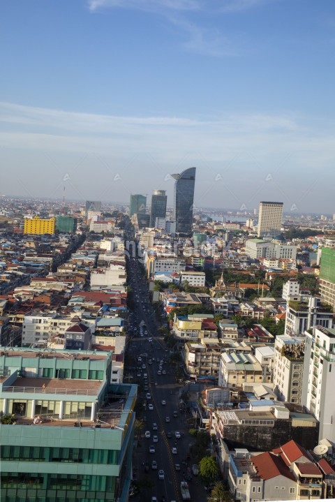 Phnom Penh Overview Daytime